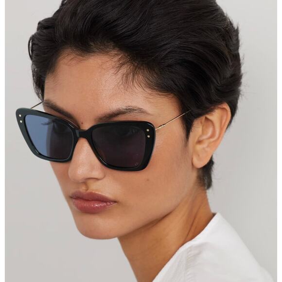 Dior Miss Dior Blue Sunglasses 14A7 Black Gold Blue - Picture 1 of 7